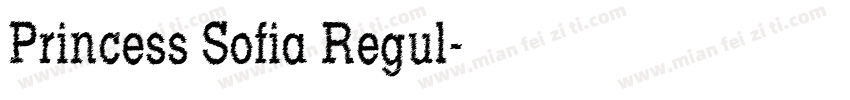 Princess Sofia Regul字体转换